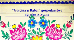 Desktop Screenshot of goscina-u-babci.pl